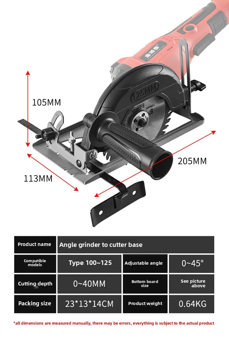 HILIXUN Transforming Woodworking Angle Grinder Bracket Multifunctional Base Universal Cutting Machine Economic Security Tools