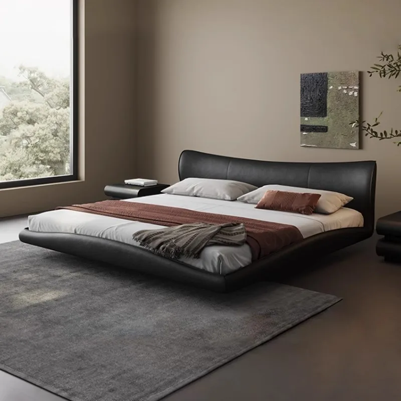 Couples Australia Double Bed Black European Soft Storage Japanese Double Bed Wooden Luxury Adults Letto Matrimoniale Furniture