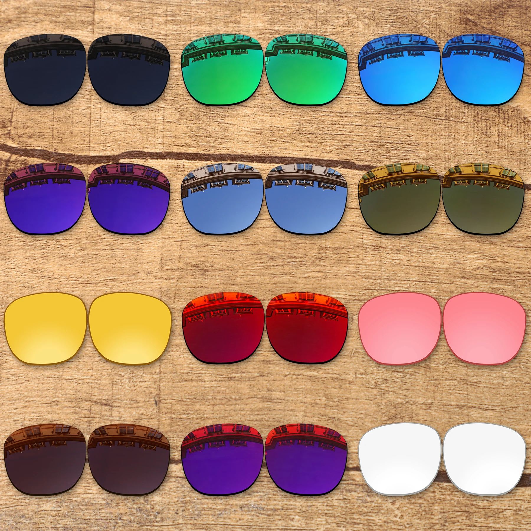 Vonxyz 20+ Color Choices Polarized Replacement Lenses for-Ray-Ban RB2140 50mm Frame