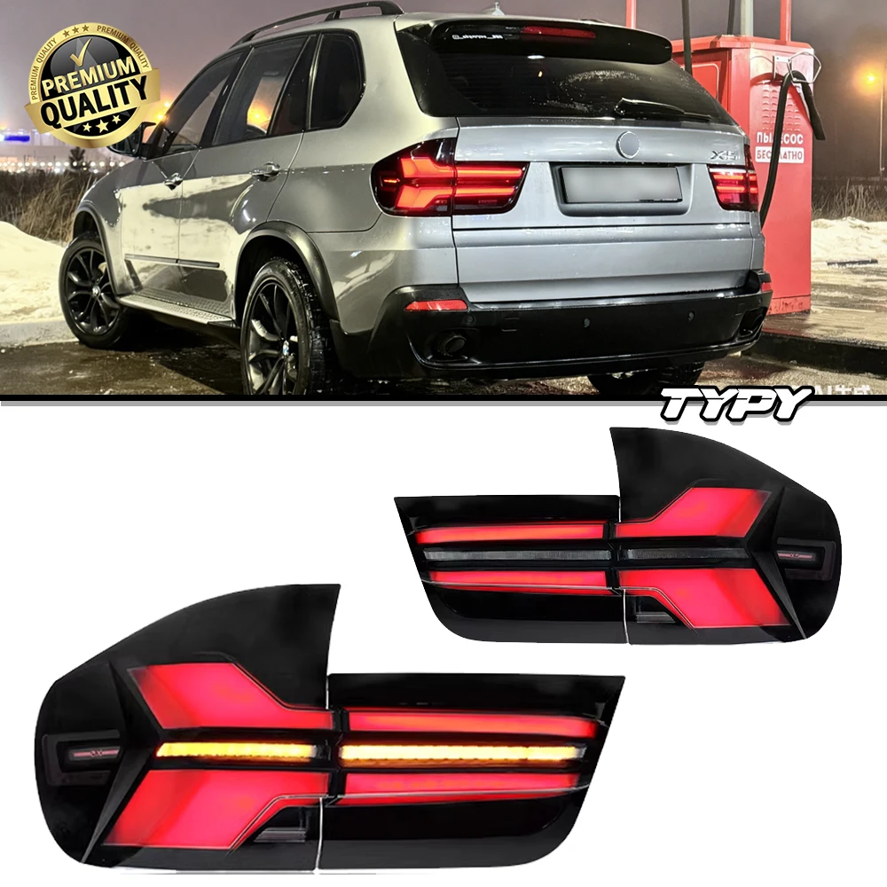 

Новые светодиодные задние фонари TYPY для BMW X5 E70 (2007-2013), модифицированные, с динамическим сигналом поворота, автоаксессуары.