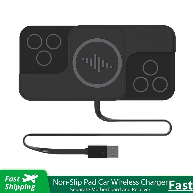 Fast Car Wireless Charger Pad for iPhone 17 16 14 13 12 Sams