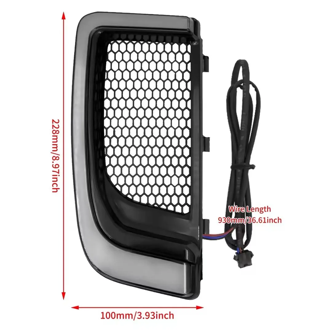 LED Turn Signal Light Dynamic Lower Fairing Insert Fit For Harley Touring Street Glide Road Glide Electra Ultra Classic 2014-UP
