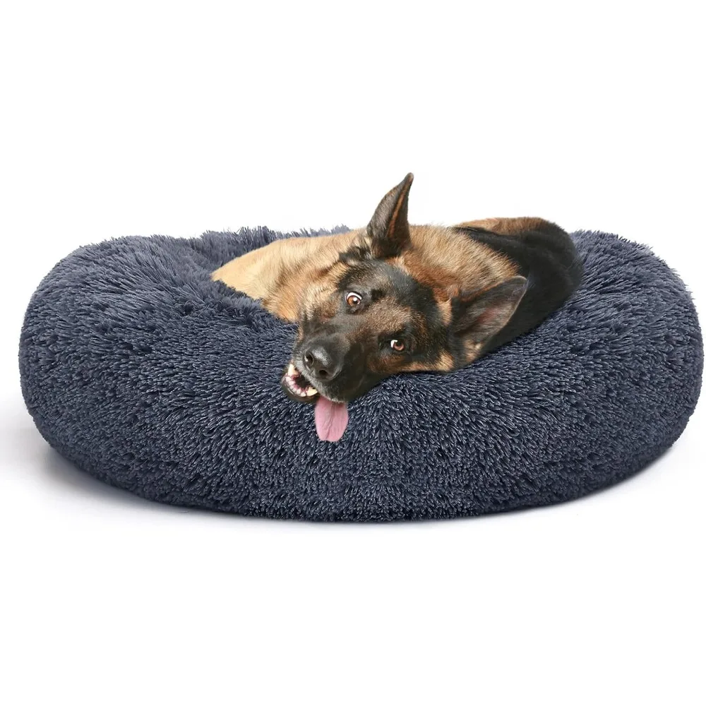 

MIXJOY Orthopedic Dog Bed Comfortable Donut Cuddler Round Dog Bed Ultra Soft Washable Dog and Cat Cushion Bed (20''/23''/30''/36