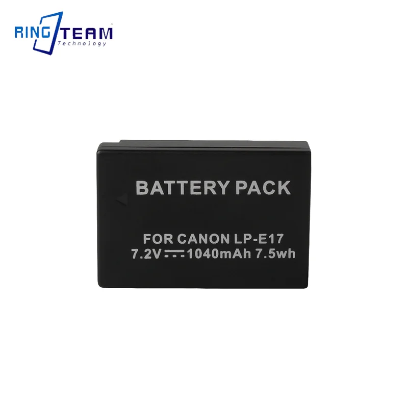 1PC 1040mAh LP-E17  LP-E17 Battery for canon R10 750D 760D M3 200D RP/ M6 Mark II