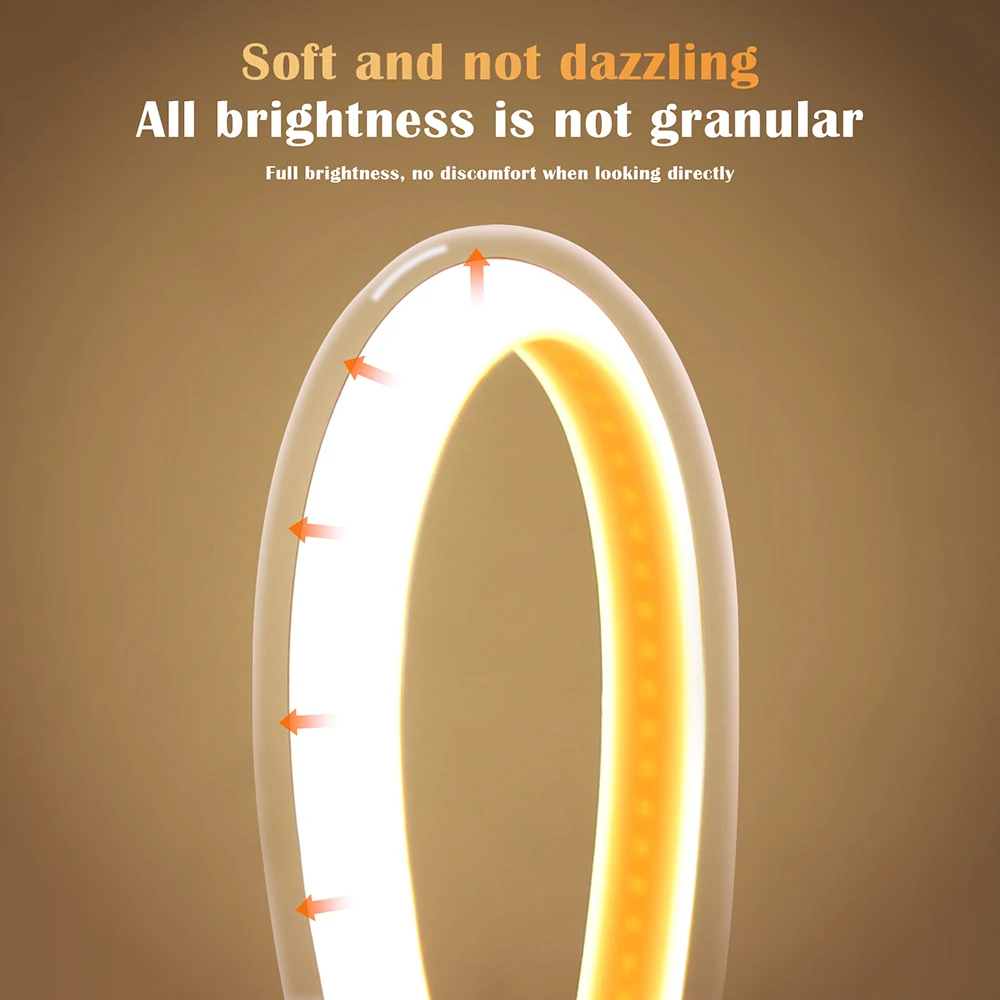 288LEDs/m COB LED Neon Light 220V Dimmable 10 Colors High CRI RA90 Flexible Strip with Power for Custom Sign Wall Decoration