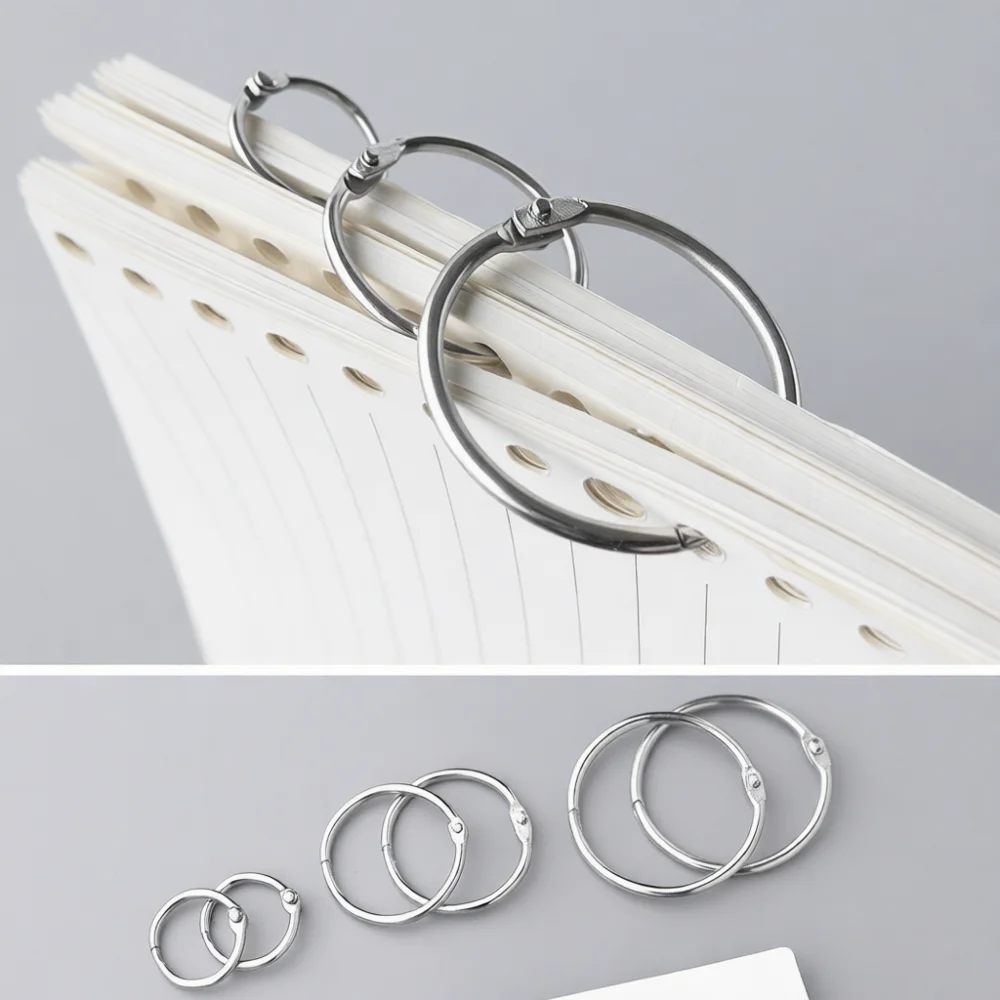 Metal Loose Leaf Binder Rings  - Stationery And Office Supply Chain 评论和价格
