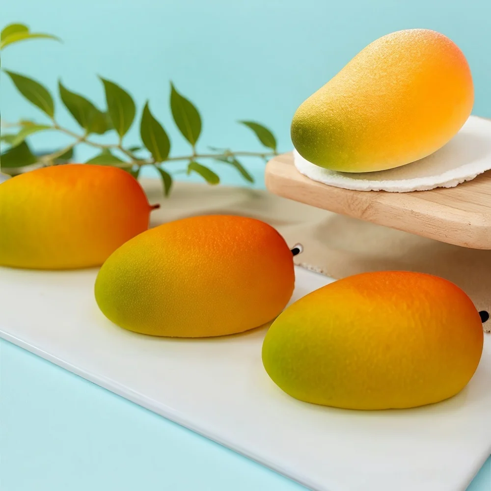 3D Mango Design Silicone Cake Molds Party Pastry Bakeware Fruit Mousse Cake Mould Kitchen Food Grade Dessert Baking Tools
