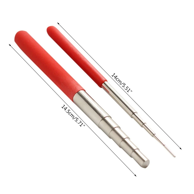 Bastone avvolgimento Asta avvolgimento Strumenti filo avvolgimento a 5 sezioni per creazione gioielli