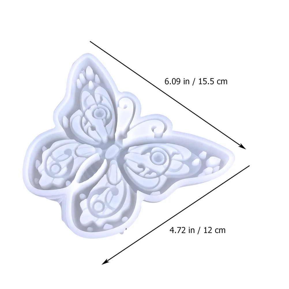 

3D Butterfly Epoxy Silicone Casting Diy Wall Art Decor Reusable Non Stick Flexible Craft Butterflies Casting Mold Making Tool
