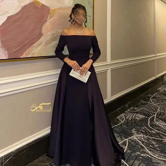 Fora do ombro vestidos de noite dubai plissados apliques vestidos de baile sereia vestido de aniversário vestidos de baile de casamento personalizado