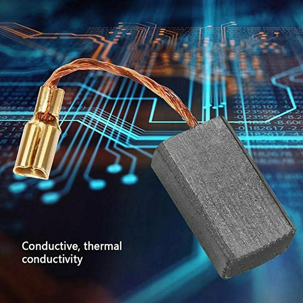 10 шт., карбоновые Щетки Для УШМ, 15 мм X 8 мм X 5 мм