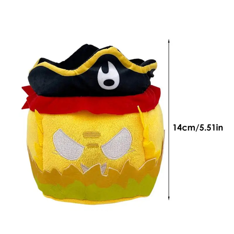 Juego de vídeo de 14cm, juguete de peluche, caja de frutas, animales de peluche, muñeca suave, hojas oscuras, zorro Frutado, dragón, mamutiles, regalos para niños