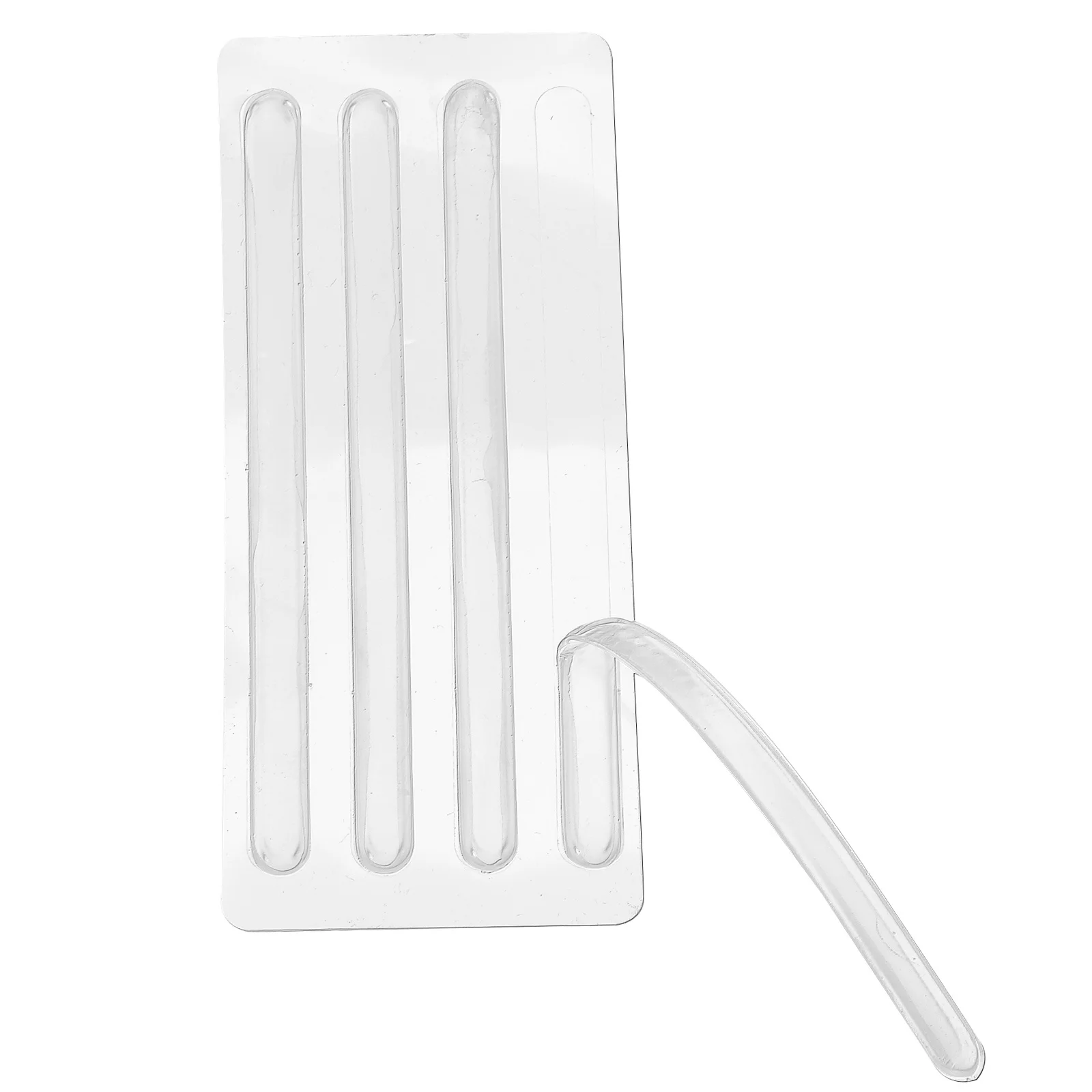 4 قطعة ملصقات كعب رفيعة من السيليكون الشفاف وسادات قدم مضادة للانزلاق تصميم غير مرئي لزيادة الارتفاع 095 18 وسادة أحذية