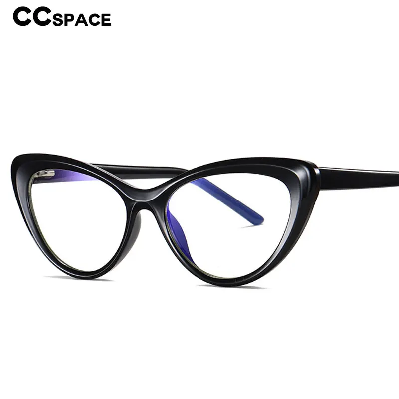 49082 Cat Eye Anti-blue Light Plastic Titanium Glasses Frames Women Optical Fashion Computer Glasses