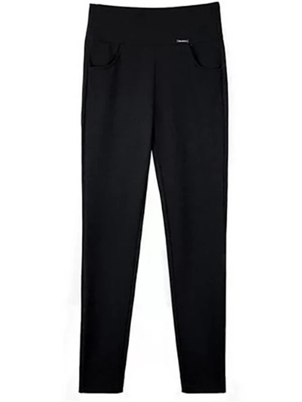 女性のカジュアルルーズロングパンツ-2023-ハイウエストファッショナブルで快適な婦人服アクセサリー無地-kh727638