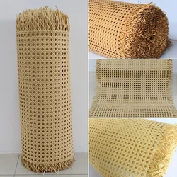 Rollo de correas de caña de mimbre Artificial de plástico PE octogonal impermeable, 40/45/50cm de ancho, 15 metros, Material para muebles, mesa y sillas