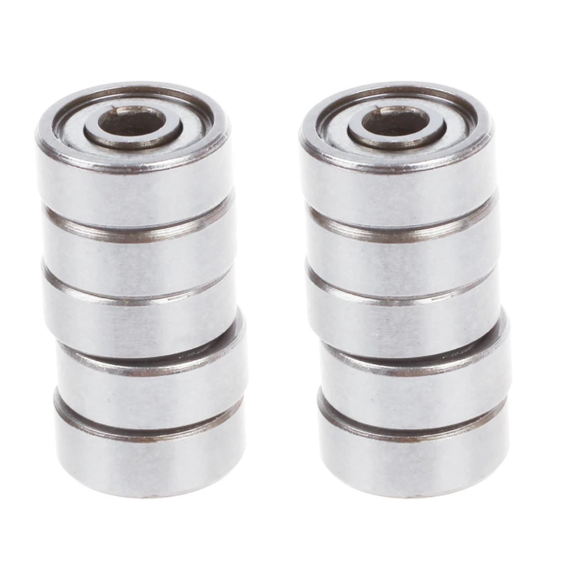 4 X 13 X 5Mm Shielded Micro-Mini Small Wheel Ball Bearings 624Z 10 Pcs