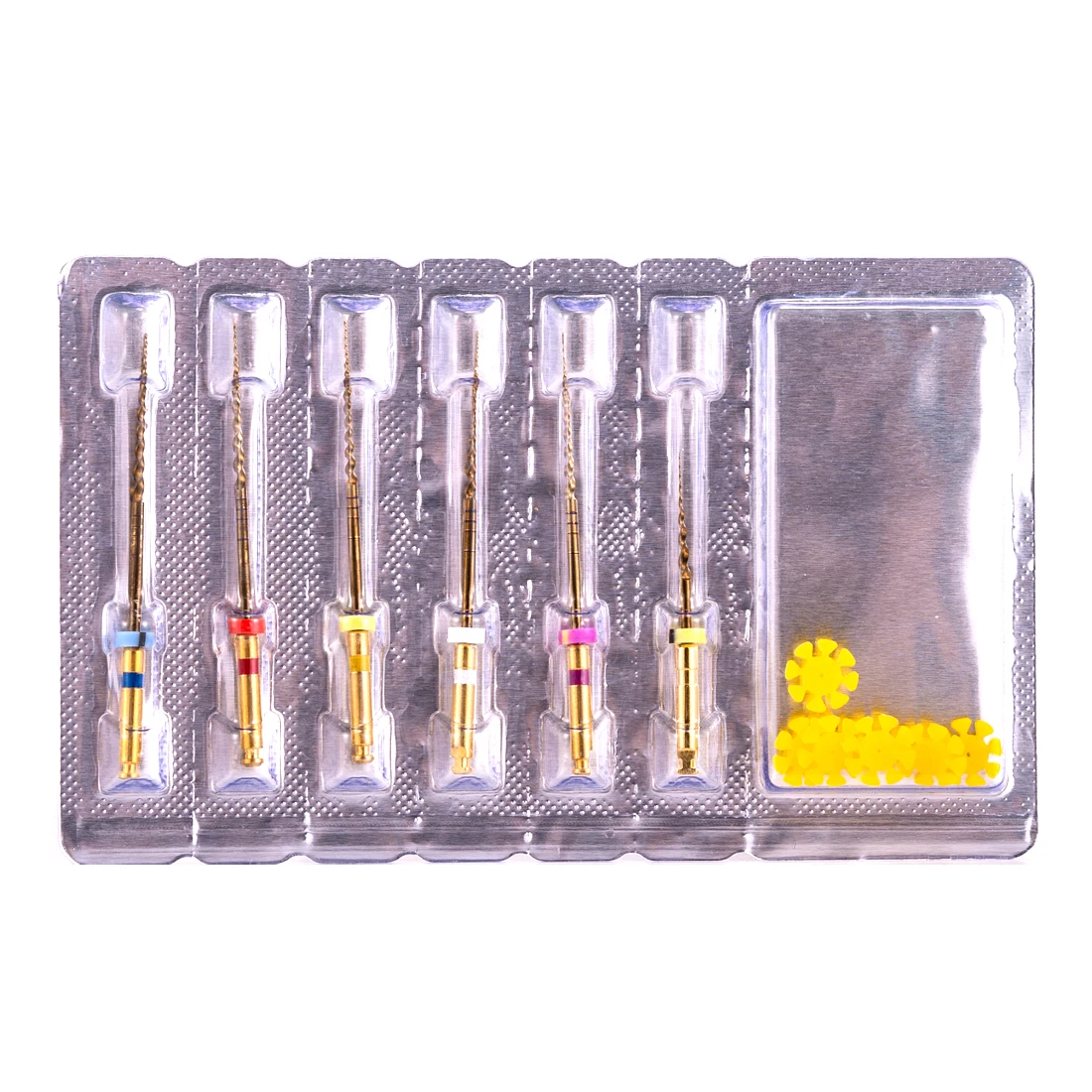 Easyinsmile Dental Endo Large Taper Files Endodontic  X-pro Rainbow File Gold Taper Files SX-F3 niti engine tips for Root motor