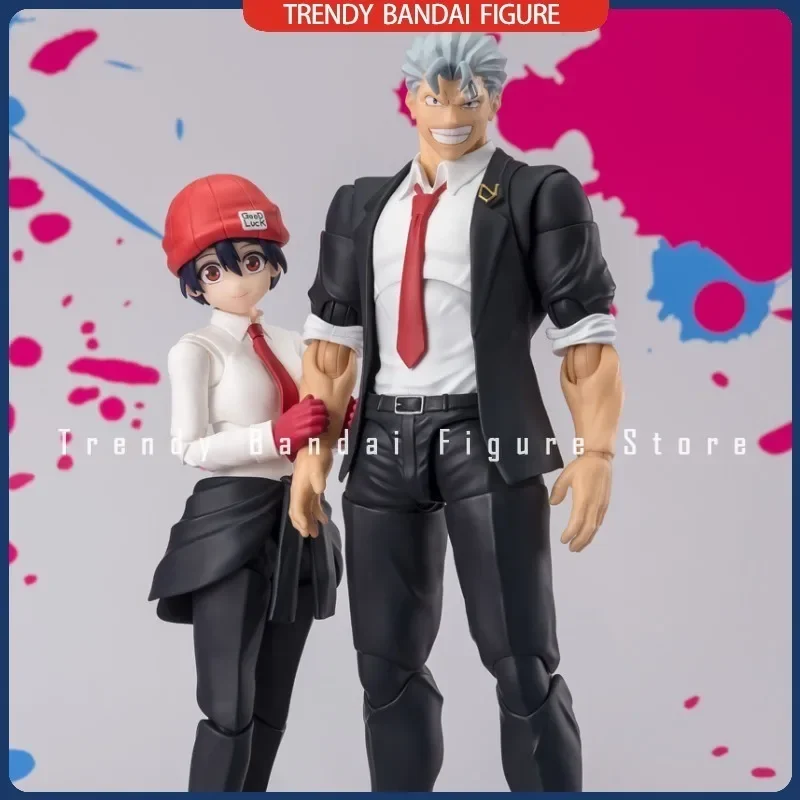 In Stock Bandai SHF Immortal Misfortune Denier Andy Fuko Izumo Action Figure Anime Model Toys Hobby