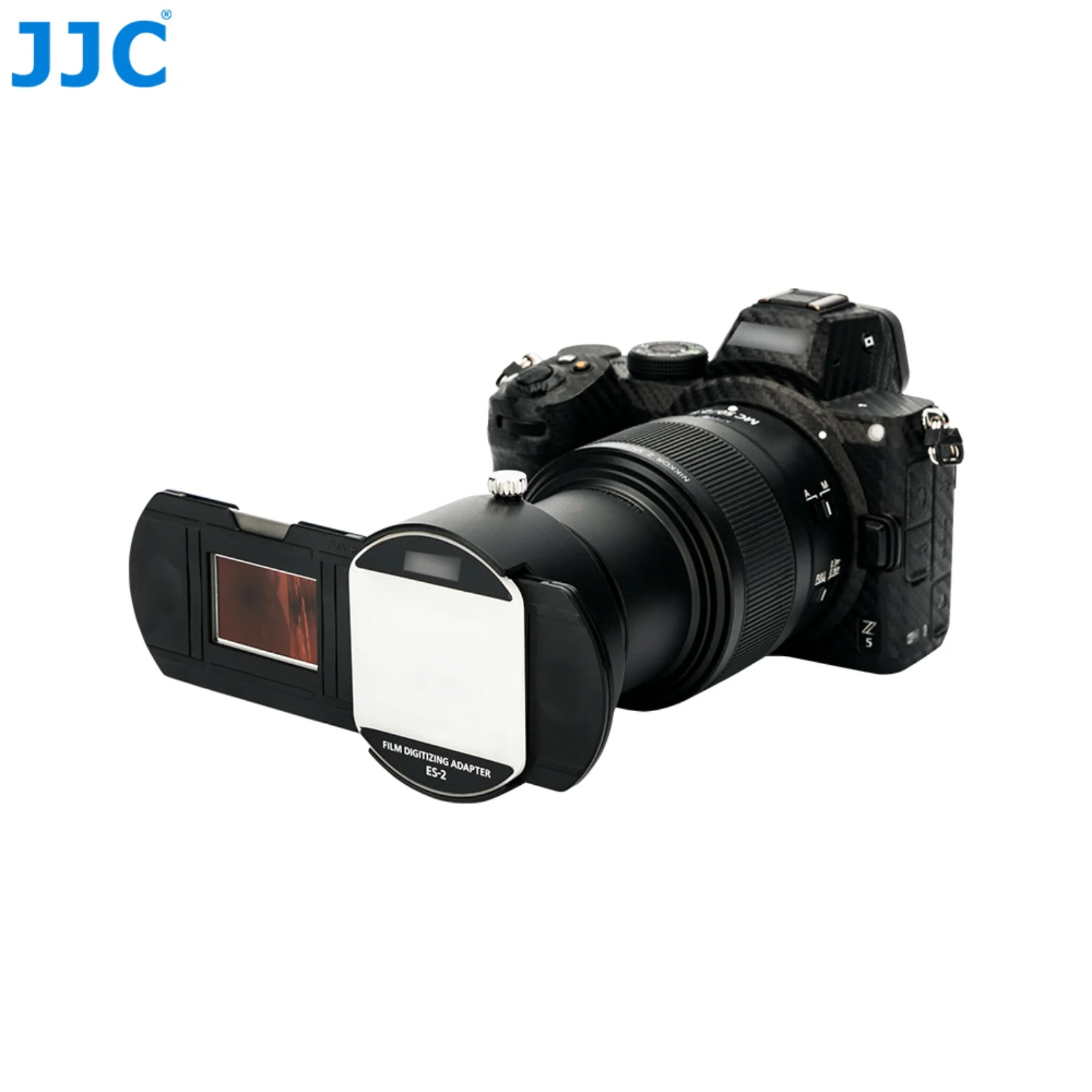 JJC Slide Mount Holder for 35mm Mounted Film Slides Anti-Shake On Nikon ES-2 Film Digitizing Adapter Scanning Copying
