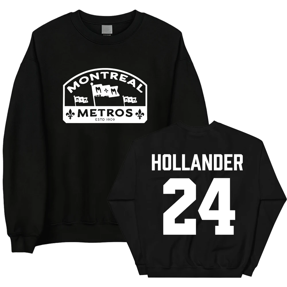 Llya Rozanov 81 سترة منافسة ساخنة بياقة دائرية شين هولاندر 24 هنتر 21 بلوفر مونتريال ميتروس بوسطن رايدرز ملابس #4