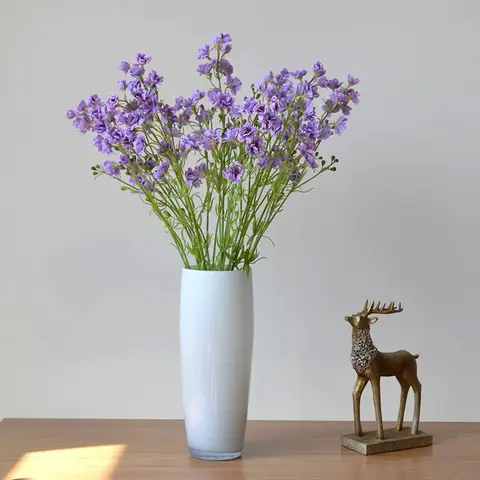 인공 제비꽃 홈 장식 제비 잔디, 결혼식 로드 가이드, 꽃꽂이 재료, 나비 난초, 80cm