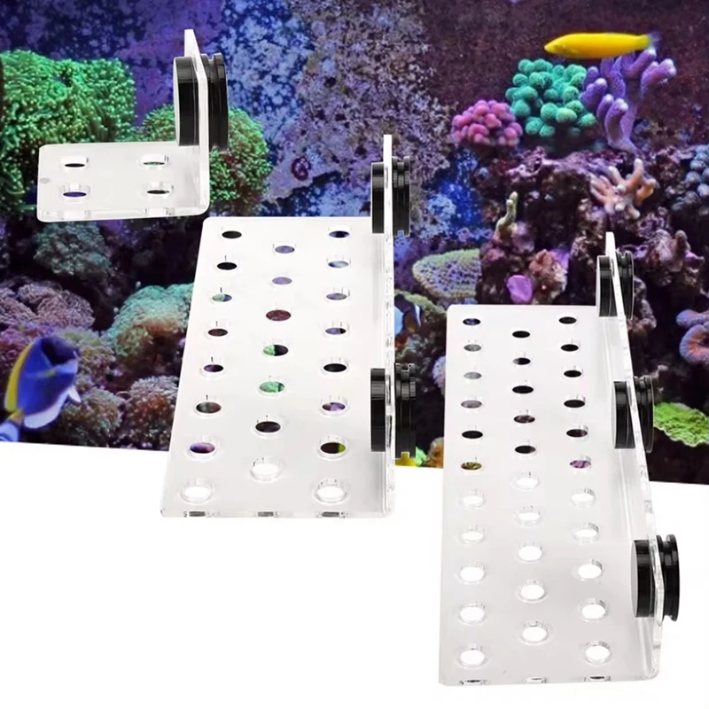 Acrylic Coral Rack Aquarium Fish Coral Rack Bracket Acrylic Strong Suction Coral Frag Rack Bracket Coral Rack