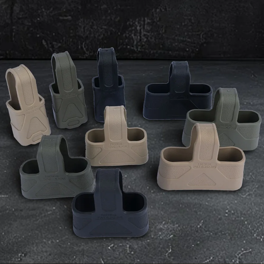 3pcs Tactical Fast Mag Pull Rubber Cage Loops 9mm 5.56 7.62 For Shooting Hunting Paintball Airsoft M4 M16 AK Magazine Assist view 6