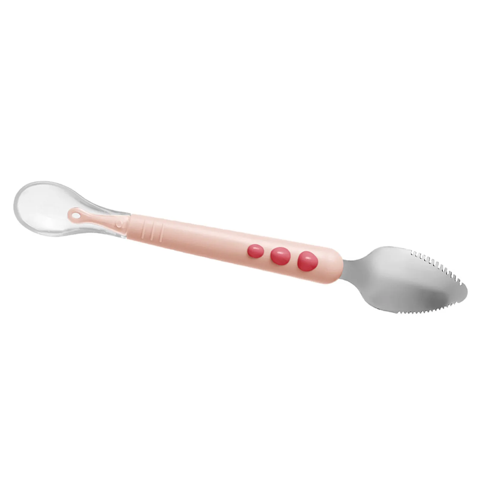 

Double Head Baby Fruit Puree Spoon Silicone Infant Feeding Spoon Training Feeding Supplies Portable Storage Box Baby Silicone