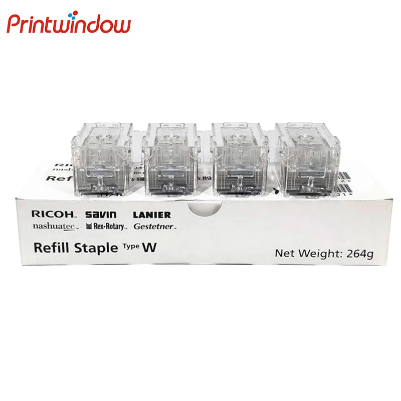 

416712 Staple Type W For Ricoh SR3170 SR3240 SR3290 SR4100 SR4160 Staple Cartridge 1 Box of 4