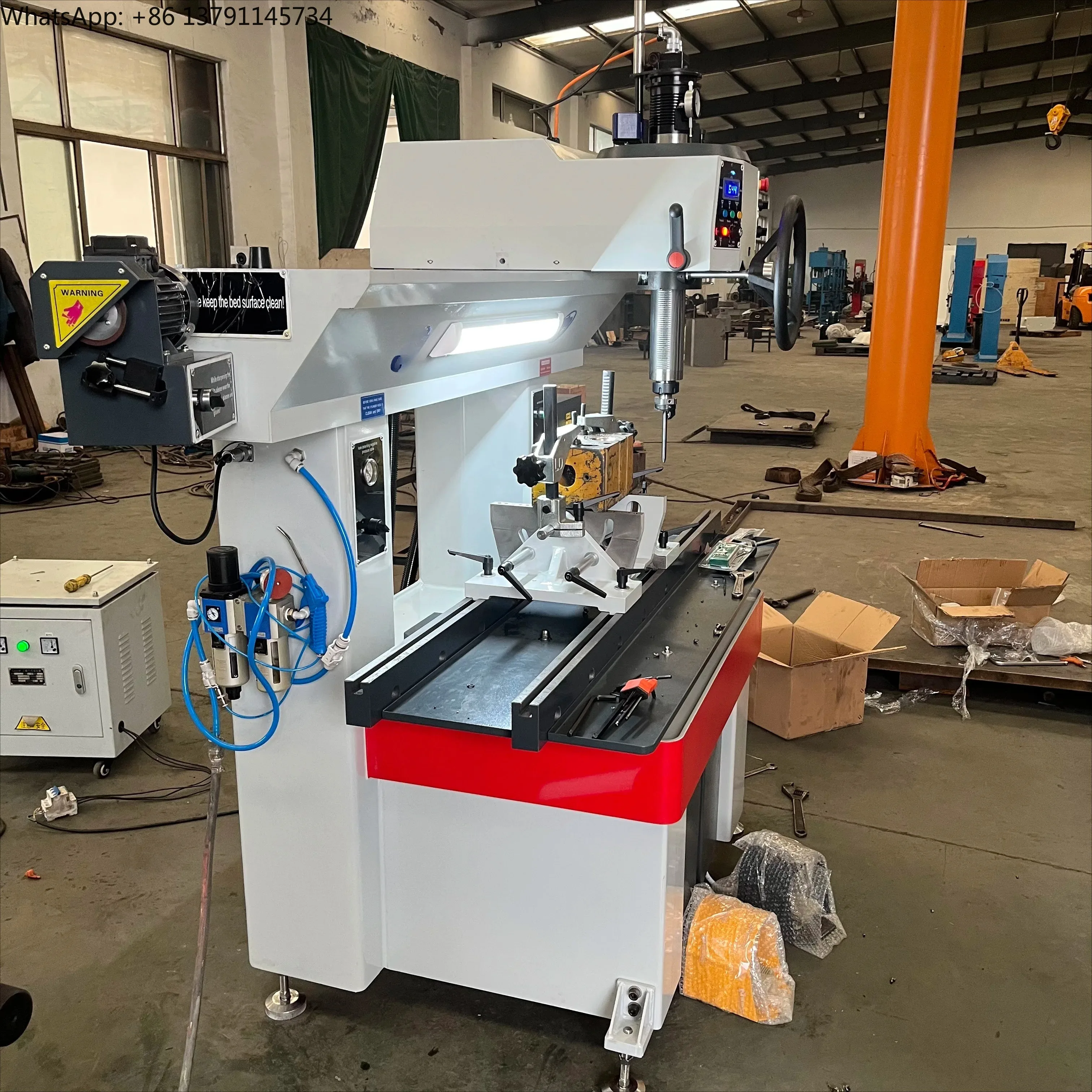 High Precision Motorcycle Bohrmaschine  Tractor Cylinder Head Valve Seats Boring Machine