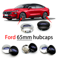 4Pcs ABS 65mm Car Styling Wheel Center Hub Cap Emblem Hub Cap For Ford Fiesta Mondeo Fusion Explorer Escape Shelby Car Styling