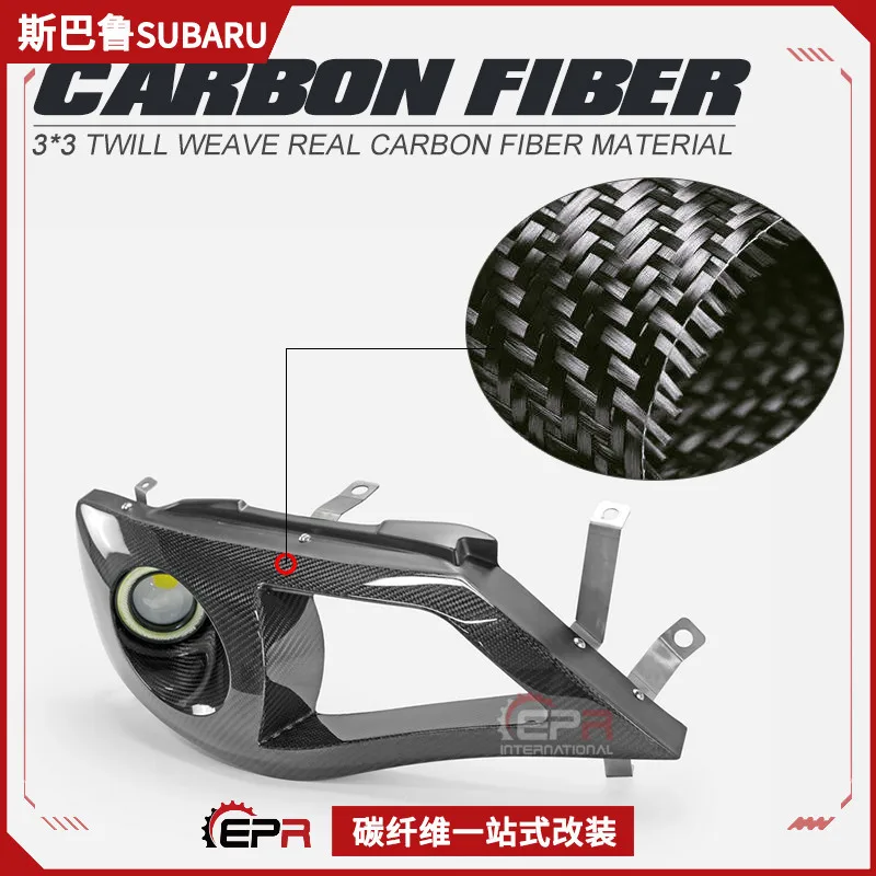

Subaru 10th generation impreza GRB carbon fiber modified parts, front bar headlight modified intake trend lampshade