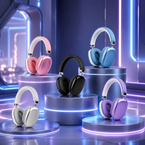 B40 Bluetooth Headphones Over Ear Wireless Headset HiFi Music Gaming Comfortable Mic for iPhone Android PC Travel Sports
