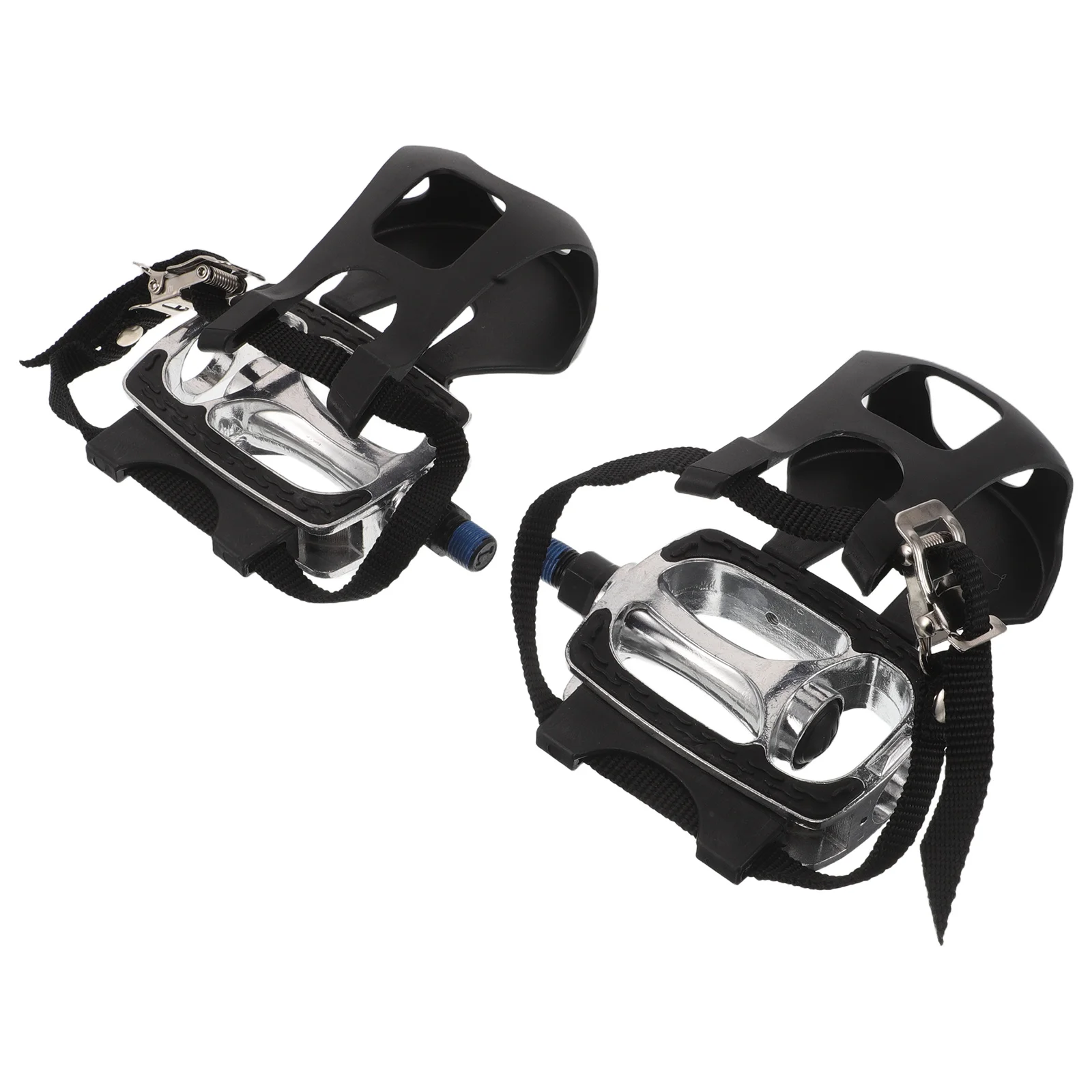 

2Pcs Stationary Bike Pedals Replacement with Non-Slip Surface - Wide Platform Exercise Bike Foot Pedals for Home Gym Indoor