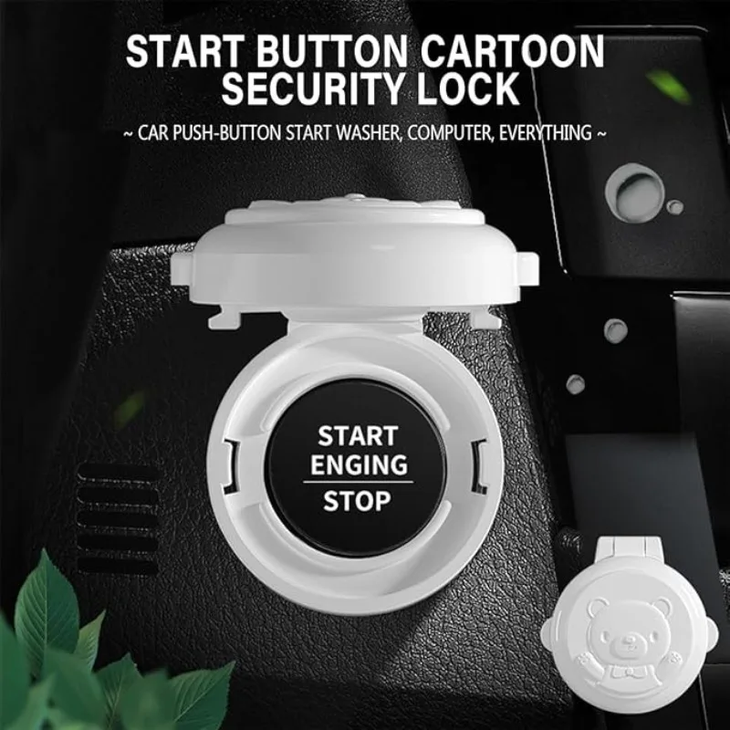 Children Safety Button Security Lock Car Computer Washing Machine Stove Key Start Button Protection Cover Baby Proof Safety Lock