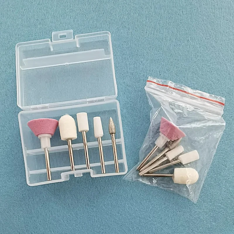 

40×5Pcs/Set Nail Polish Grinding Head Wool Diamond Peeling And Nail Removal Grinding Head Wear-Resistant Type