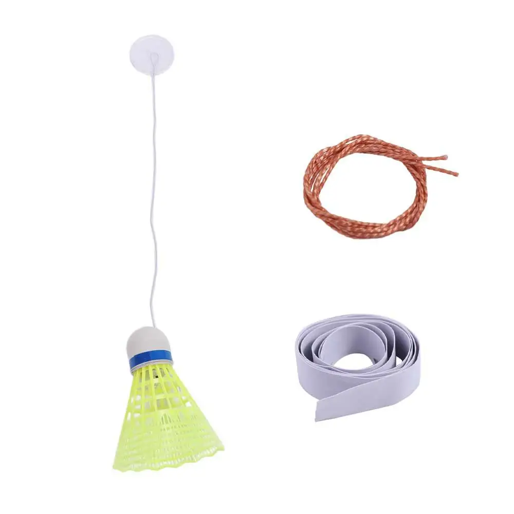 

1 Set Accompanying Practice Traininer Badminton Rebound Stretch Self Training Badminton Spin Glowing Badminton