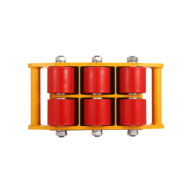 Factory Direct Price 8 Ton Cargo Roller Moving Equipment Steel Wheel Tank Trolley