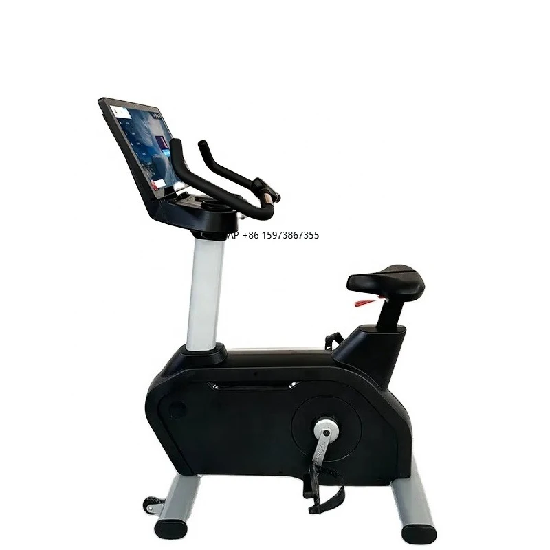 Fashion Vertical Exercise Bike Cardio Equipment Indoor Fitness Sports Magnetoresistive Fixed Exercise Bike