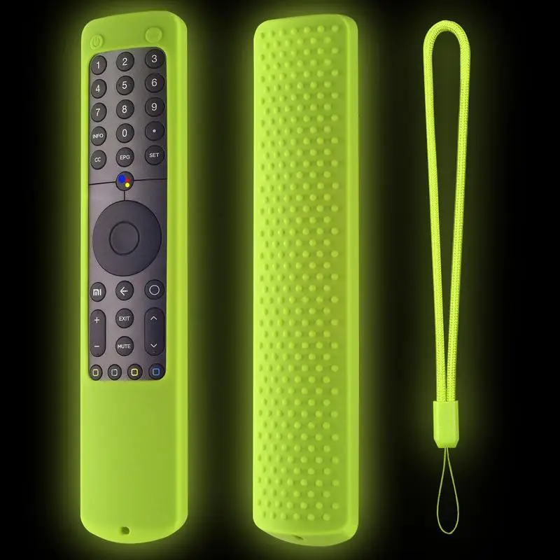 

Remote Protective Covers For Xiaomi TV P1E/A2/Max 86in/P1/Q1 Remote Control Soft Silicone Remote Control Cases With Lanyard