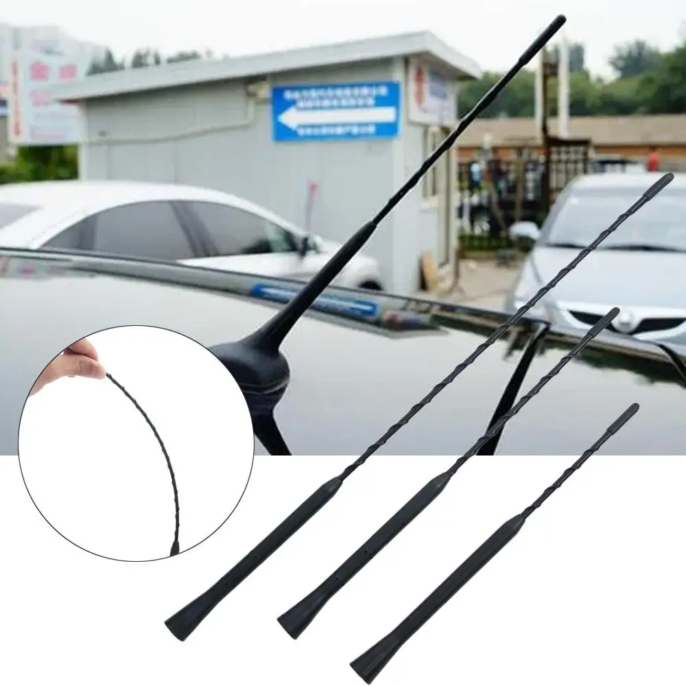 Rdio Antenna Signal Amplified Stereo Radio Anti-noise Car Antenna Car Roof Mast Whip Car Signal Antenna Car Aerials