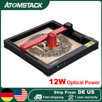 ATOMSTACK A12 PRO Laser Engraver 12W Optical Power DIY High Precise Laser Engraving Cutting Machine Free Installation 370x310mm