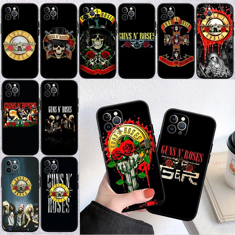 Чехол BH24 G-guns R-roses для Motorola Edge 60 60s 70 G86 G56 G54 E14 G04S G45 G54 G64 S30 S50 X30 X40 X50 Ultra Pro Power
