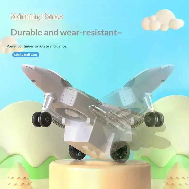 1PCS- Mini Fighter Jet Inertial Sliding Toy Model Pull Back SimEducational Vehicleulation Airplane Toys For Toddler Boy Gift