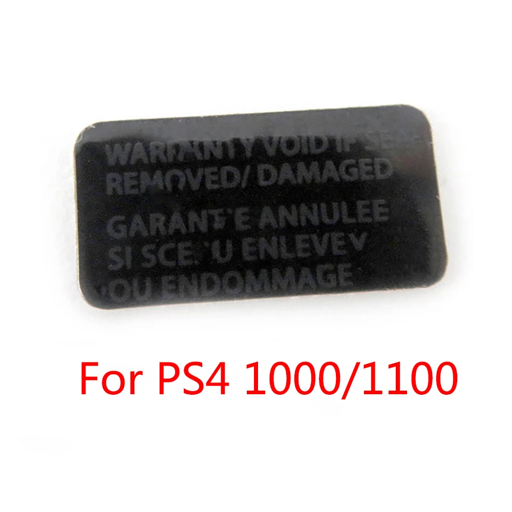 10Pcs For PS4 Slim Shell Label Sticker For 1000 1100 1200 Console Specialty Housing Seals Label Warranty Repair Sealing Strip