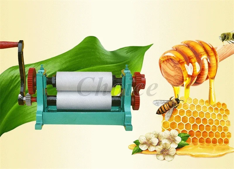 Beekeeping Tools Bee Wax Sheet Making Embossing Roller Full Auto Beeswax Foundation Sheet Machine Roller For Sale in EU