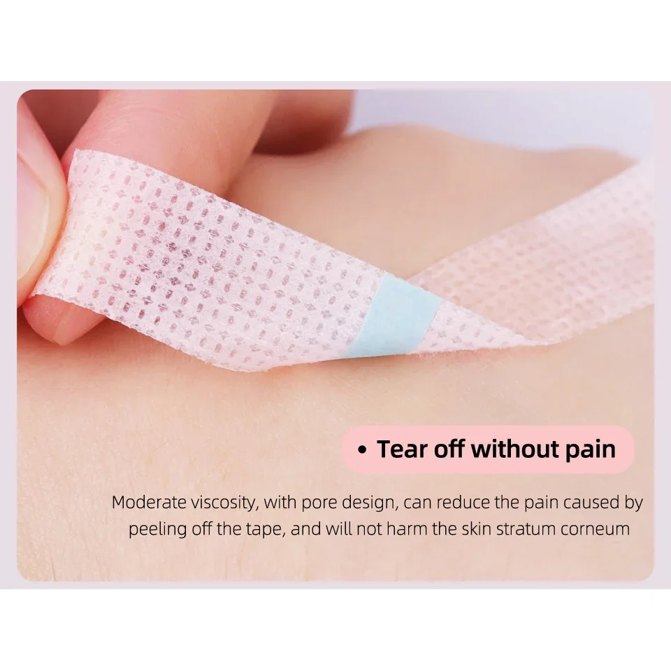 1/10 pçs não-tecido respirável médico silicone gel fita enxertada chicote sob almofada de olho remendo extensão de cílios fornecedor ferramentas de maquiagem
