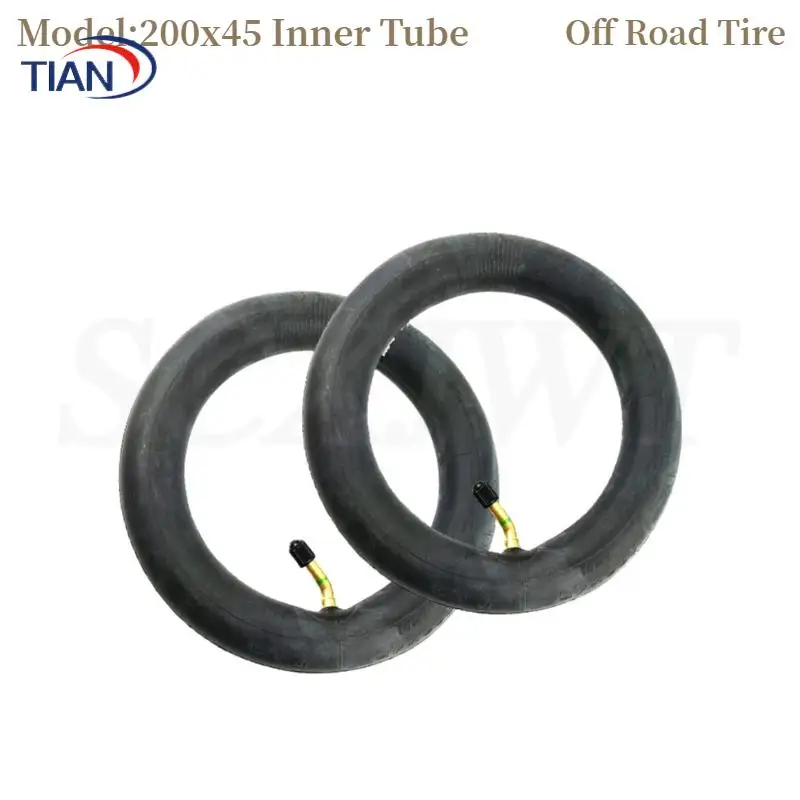Electric Scooter Off road tires 2PCS 8 Inch 200x45 Curved mouth Inner TubeTyre