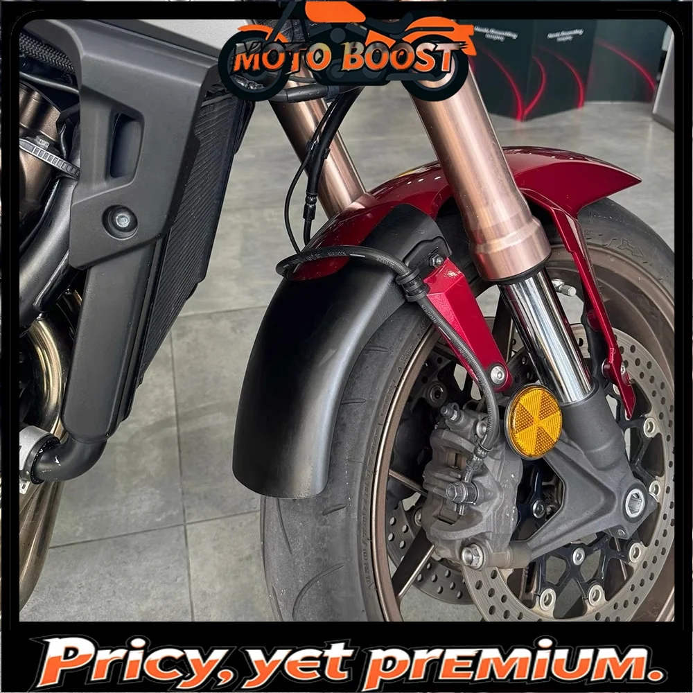 【Premium quality】Non-destructive installation of extended front fenders for CB650R and CBR650R motorcycles (2019-2025).